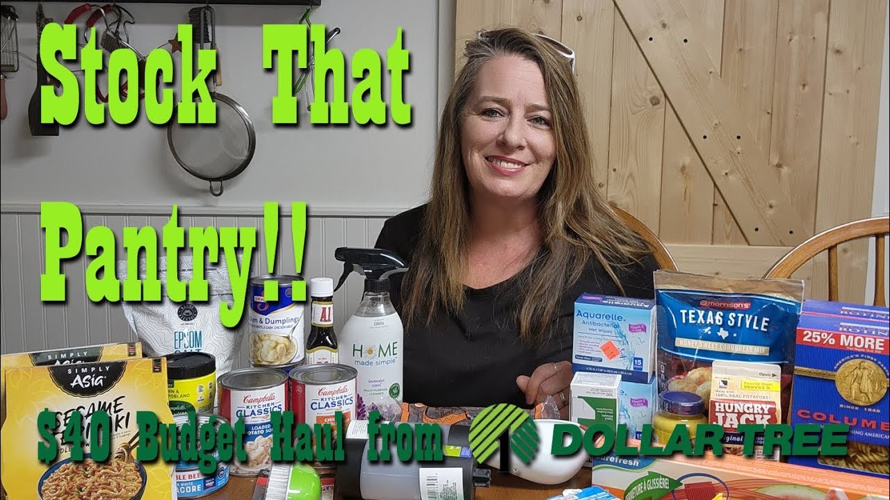 Stock Up on Preps for $40: Dollar Tree Haul! – Homesteading, Self