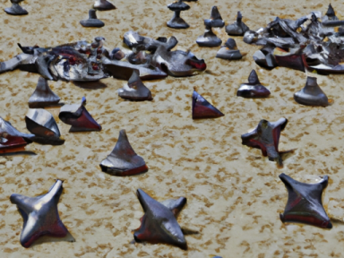 Improvised Caltrops