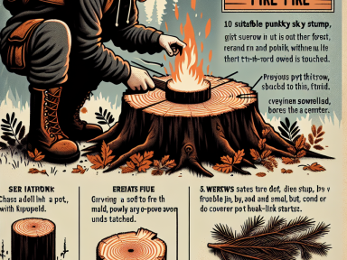 How to Build a Punky Stump Fire