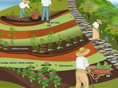 Historic Methods for Gardening on Slopes