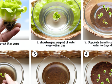 Regrowing Lettuce from the Base