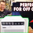 NEW Off Grid Cabin Air Conditioning Runs Directly From Solar Panels! #EG4HybridWindowUnit