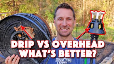 Overhead Watering Vs Drip Irrigation! Farmers Friend Basic Field Kit Review!