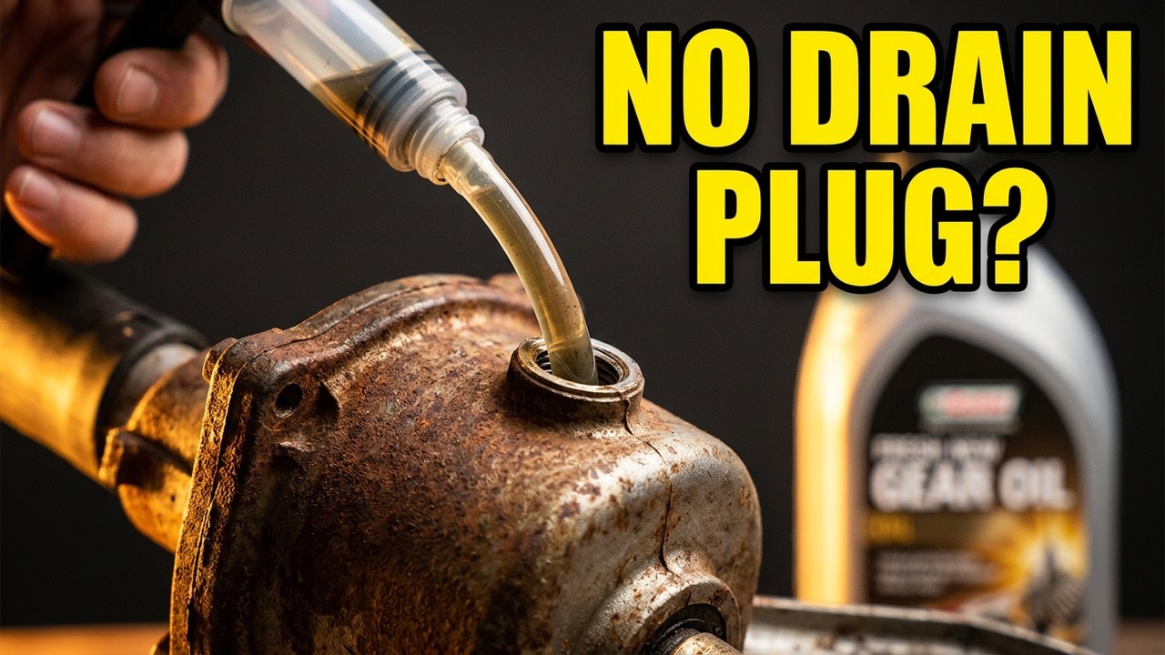 Oil Faster How to Find Water in a Brush Hog Gearbox and Change Gear Oil Fast ...