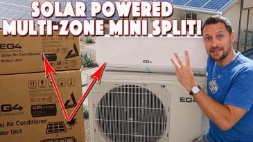 Eg4 Multi Zone Mini Split Full Install! Will Run COMPLETELY From Solar!