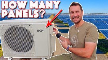 EG4 DIY Dual Zone Mini Split! How Many Panels Do You Need?