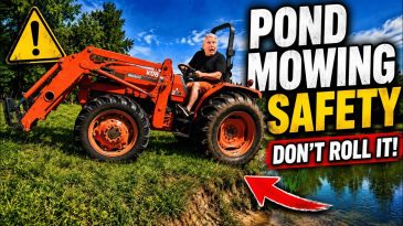 How I Mow My Pond Without Flipping the Tractor