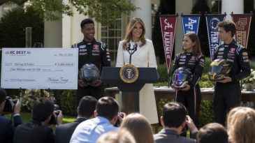 Melania Trump Scores $2M From INDYCAR FOX for Foster Scholarships