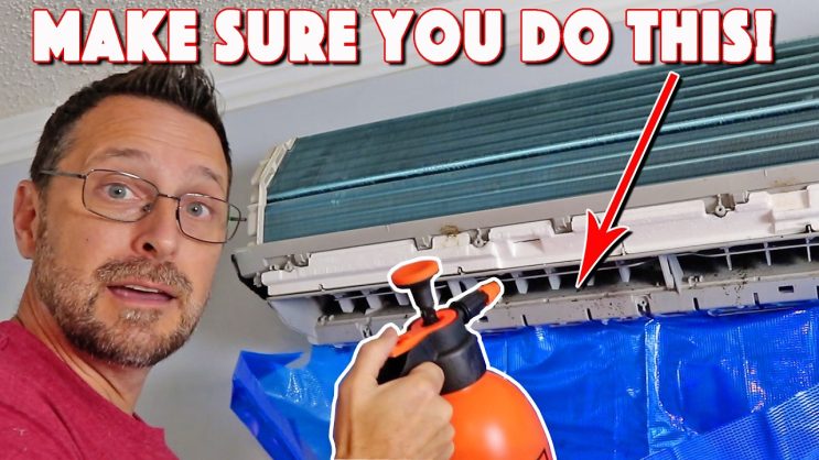 How To Clean A Mini Split Indoor Unit! Nobody Tells You This...